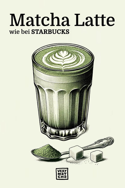 Rezept: Matcha Latte wie bei Starbucks