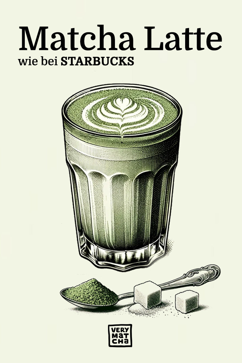 Rezept: Matcha Latte wie bei STARBUCKS