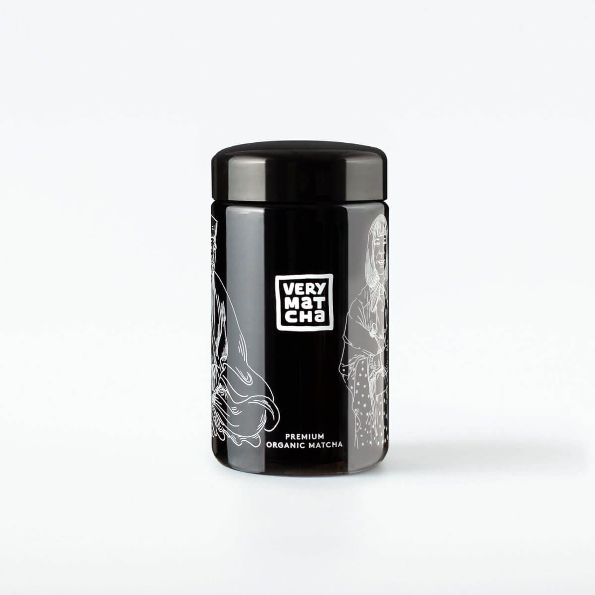 CEREMONY Bio Matcha 30 g im Violettglas, Marke Very Matcha, Matcha, Produktansicht von vorne