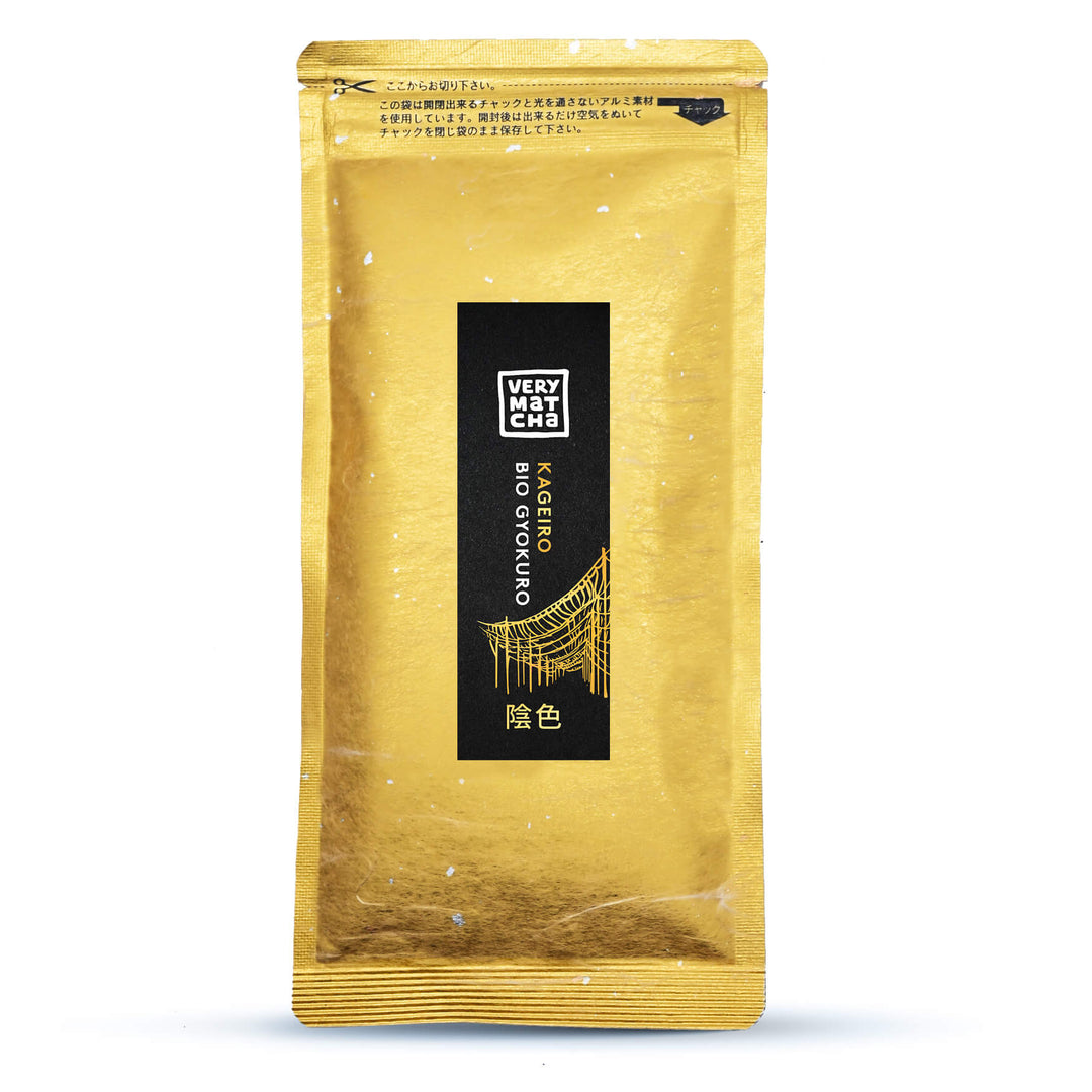 Produktabbildung: Bio Gyokuro KAGEIRO, japanischer Premium Grüntee, 50g, Saemidori, 21 Tage beschattet, erste Ernte, handgepflückt.