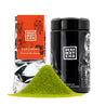 Very Matcha CEREMONY Bio Matcha im schwarzen Violettglas mit Nachfüllpack und leuchtend grünem Matcha-Pulver, Premium Ceremonial Grade Okumidori Single Cultivar, 28 Tage beschattet.