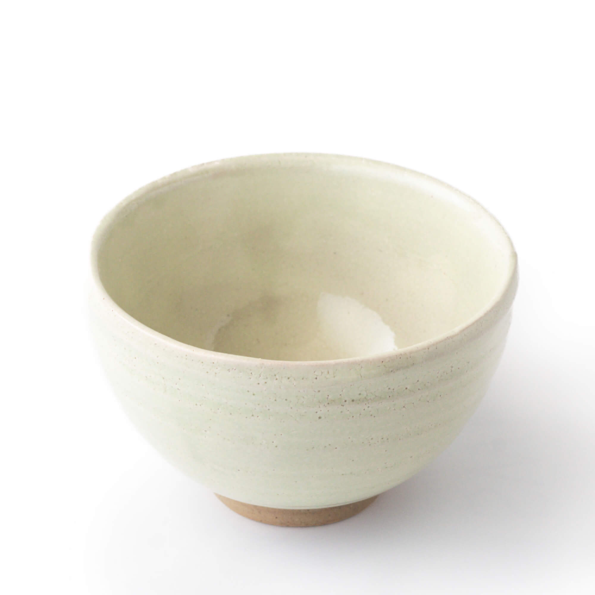 Matcha Schale HAKU – Chawan mit Kōhiki-Rissglasur in klassischer Wan-nari Schalenform, Made in Japan