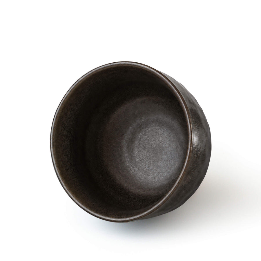 Matcha Schale YAKISUGI: kleiner Mini-Chawan in Bizen-Tradition, Made in Japan