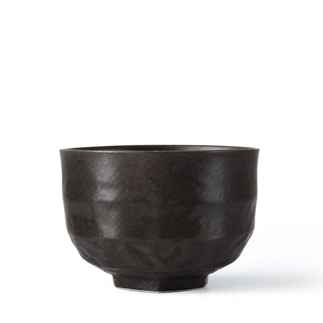 Matcha Schale YAKISUGI: kleiner Mini-Chawan in Bizen-Tradition, Made in Japan